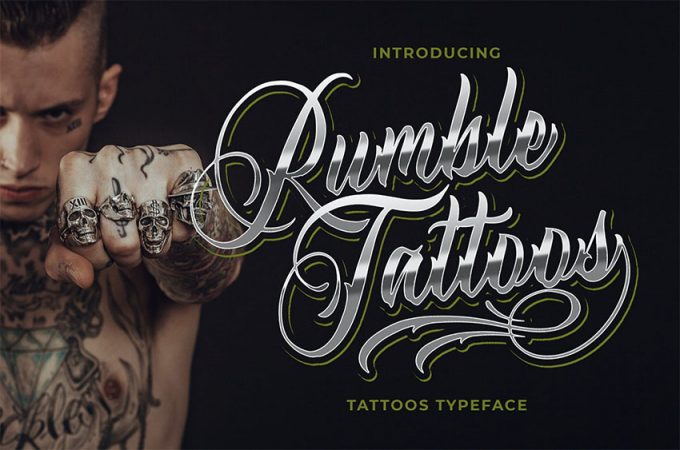 4. 1001 Free Fonts: Download 452 Tattoo Fonts - wide 3